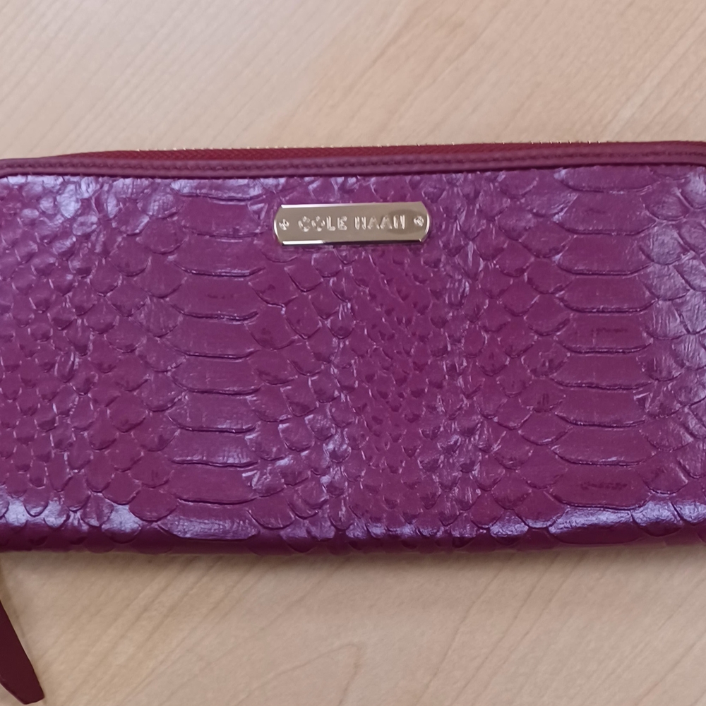 Cole Haan Women's Burgundy Clutch
